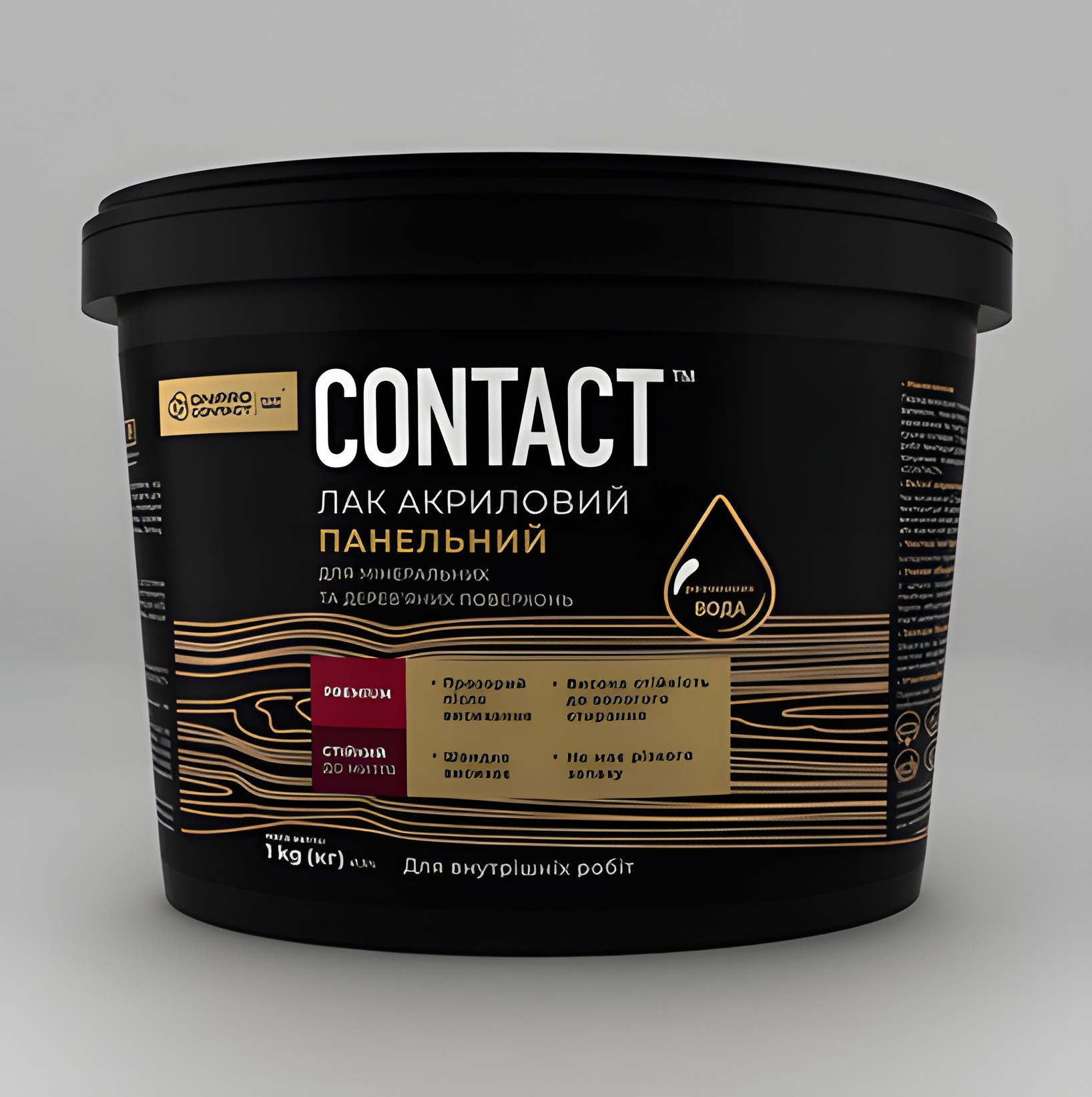 Lac acrilic pentru panouri "CONTACT" lucios 10kg