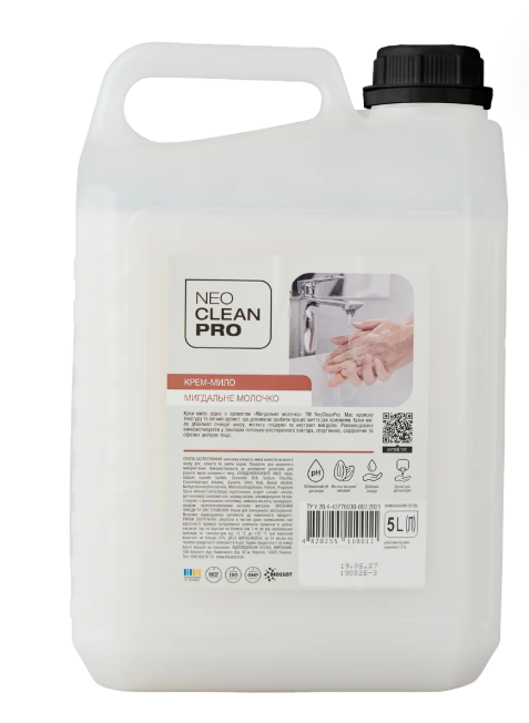 Sapun lichid NeoCleanPro Lapte de migdale 5L