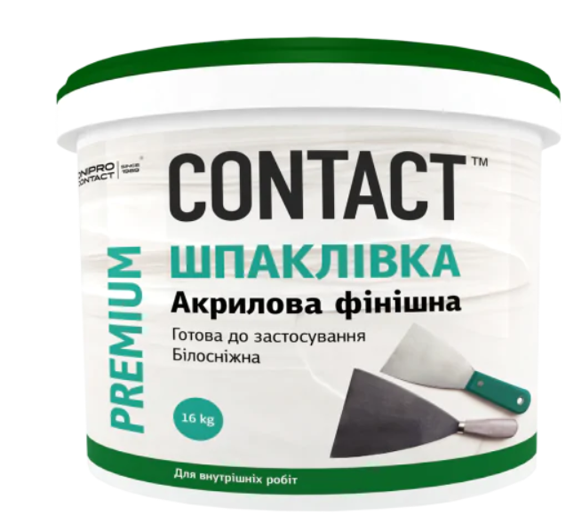 Vopsea cauciucata "CONTACT" verde deschis 6kg RAL-6018