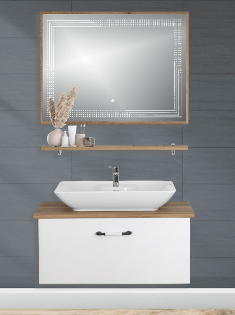 Oglinda de baie Milano 80cm PVC