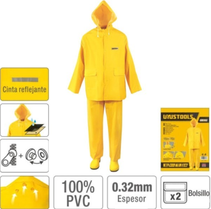 Costum impermeabil XL cu buzunar GBI003 UYUSTOOLS