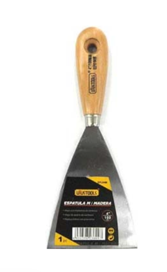Spaclu cu maner de lemn 100mm EPU04M UYUSTOOLS