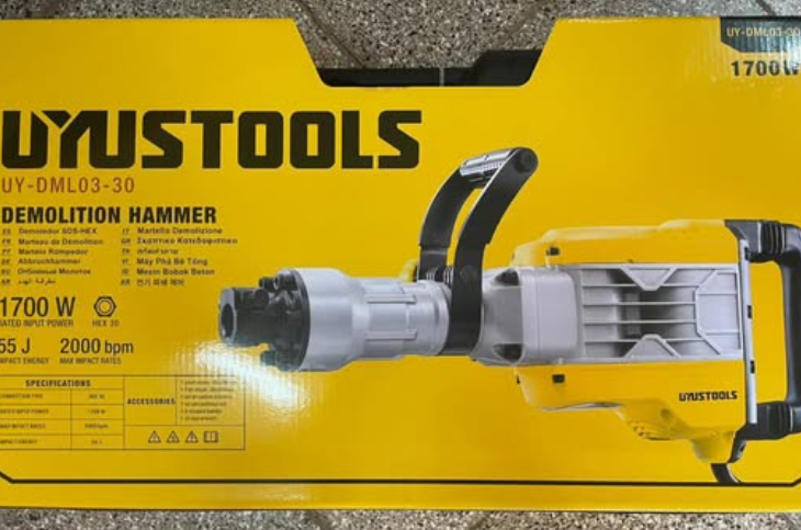Ciocan demolator 1700W 55J UY-DML03-30