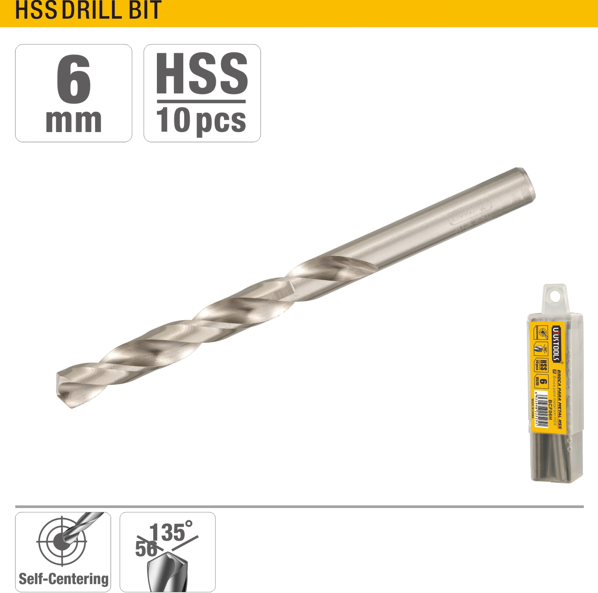 Burghiu HSS pentru metall 6.0 BCF06H