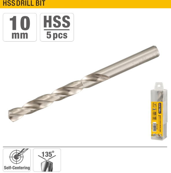 Burghiu HSS pentru metal 10.0 BCF10H