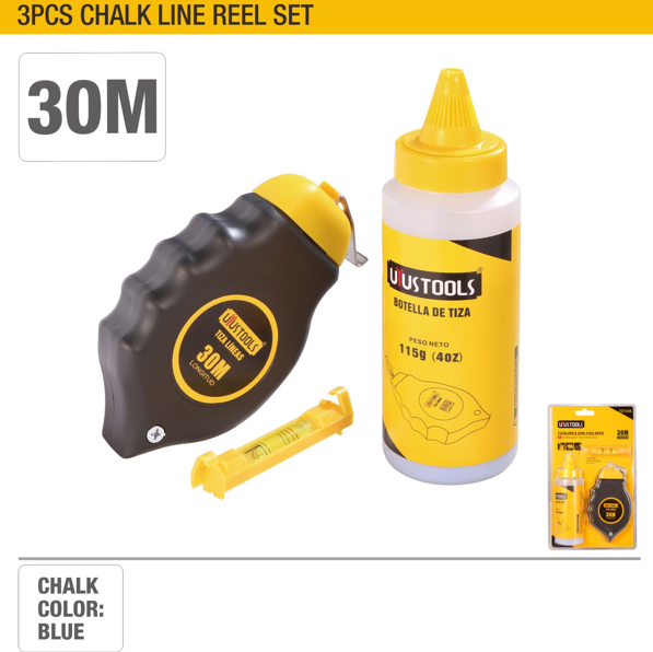 Dispozitiv de trasat cu fir cu creta 3buc 30m TZT330 UYUSTOOLS