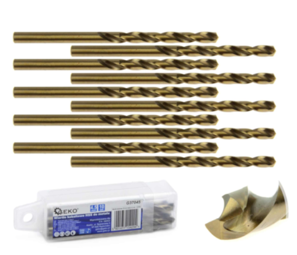 Burghiu cobalt HSS pentru metal, 4.5mm G37045