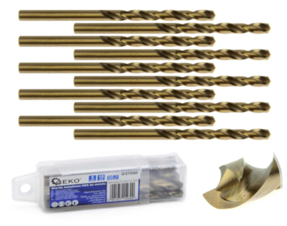 Burghiu cobalt HSS pentru metal, 5mm G37050