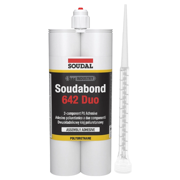 Adeziv poliuretanic bicomponent pentru construcții Soudabond 642 Duo