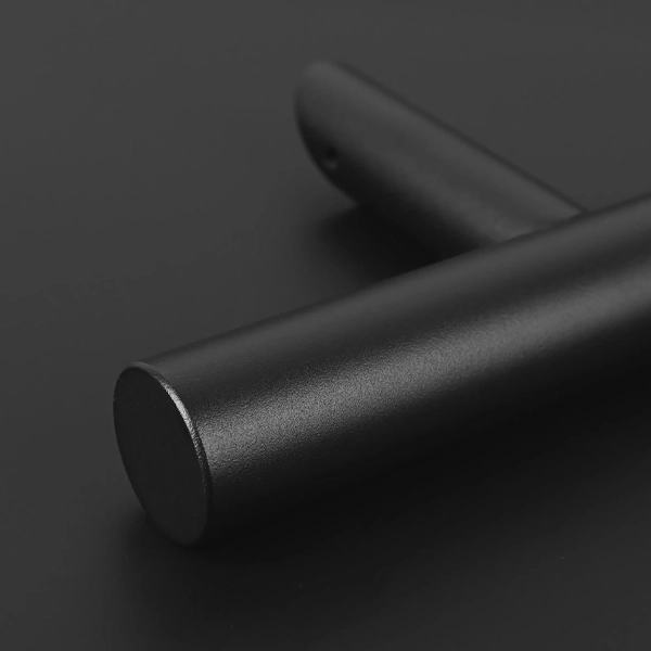 Mâner ușă PARIS unilateral 1000/1500 mm, RAL 9005 șlefuit