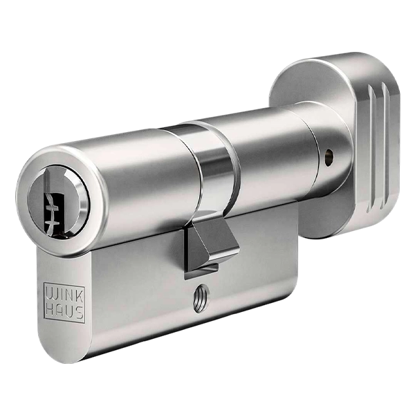 Cilindru de yală Winkhaus XT 04 N 35/35 cu buton, blueCompact