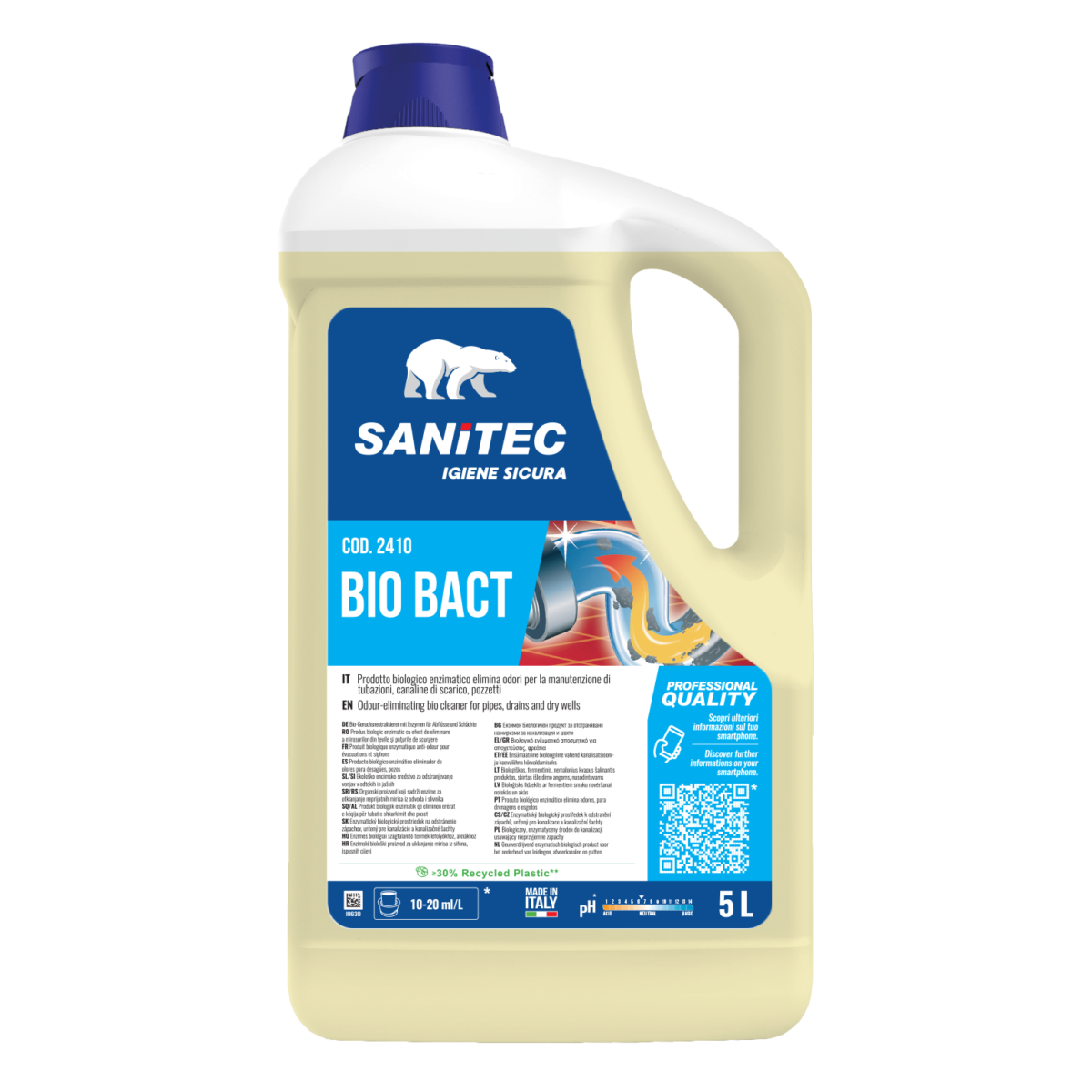 Bio Bact - Produs pentru intretinerea tevilor 5 L - 2410