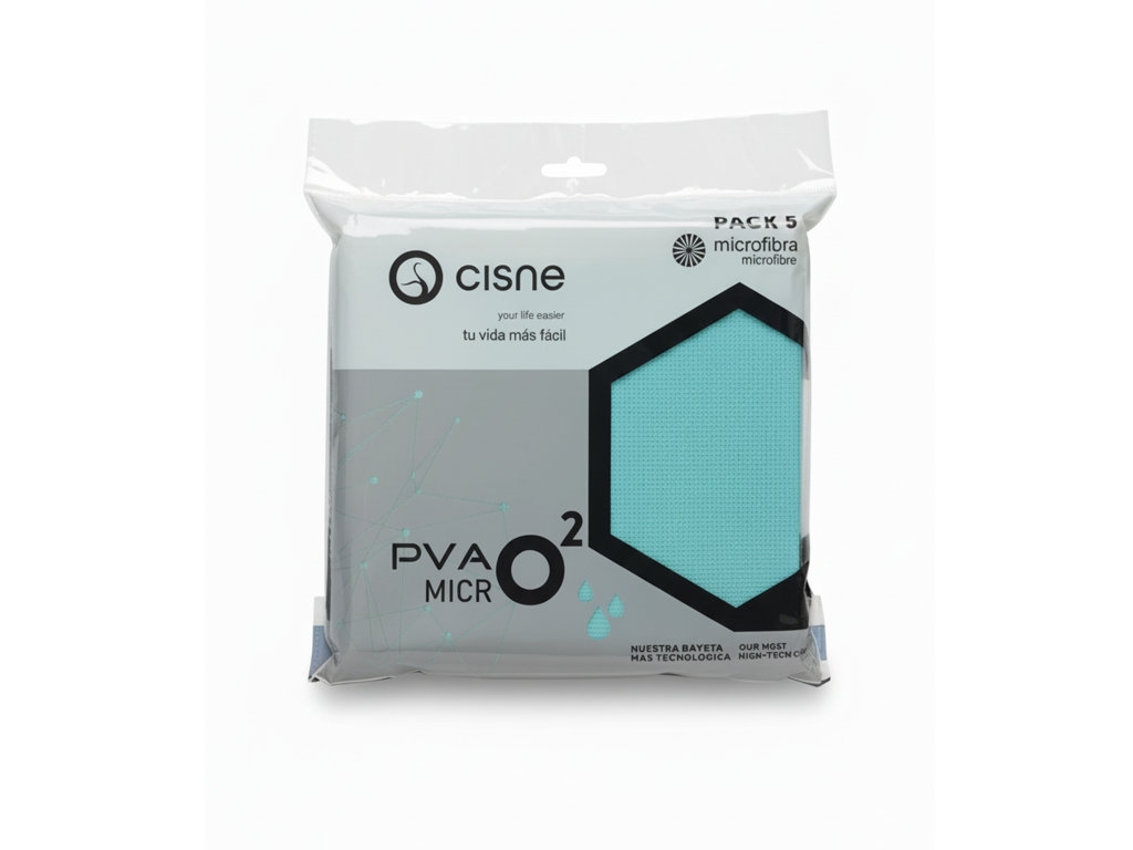 PVA Micro2 - Набор салфеток микрофибра 38x35 см (5 шт/уп) - 560475 2