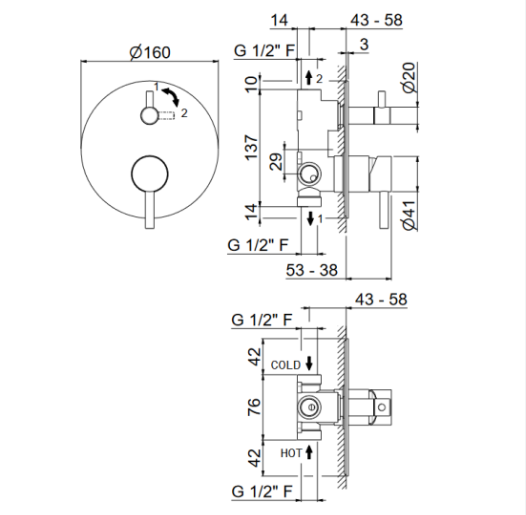 Baterie VEMA Otago INOX