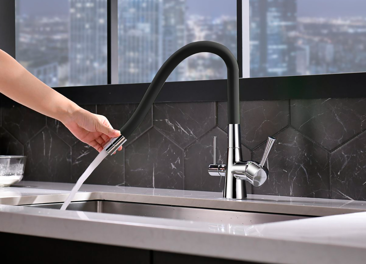 Lemark Comfort LM3071C-Gray pentru bucătărie cu conexiune la filtru de apă potabilă