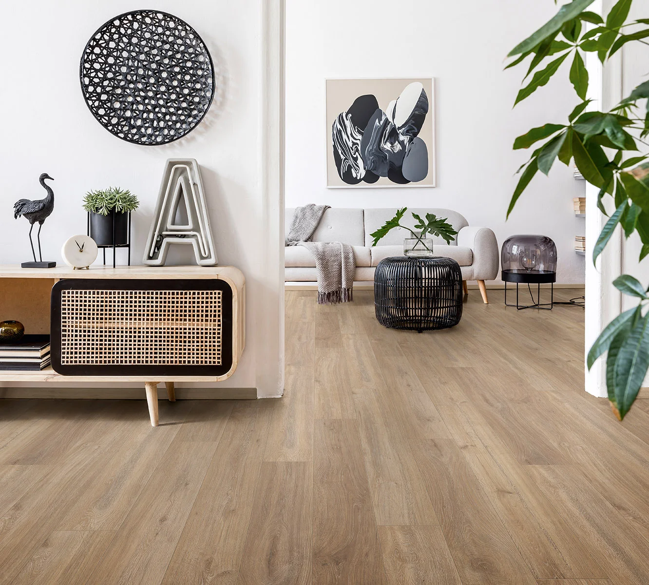 Parchet laminat Modera Sari Kavak 5966 Classic 10mm