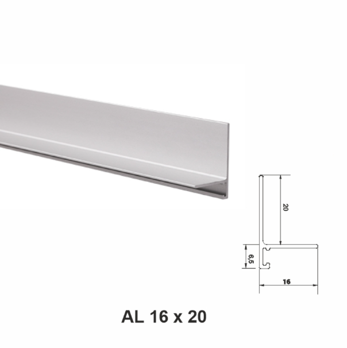 Mini Plintă pentru Pardoseli, Silver Matt, 2.5m – terrastone.md