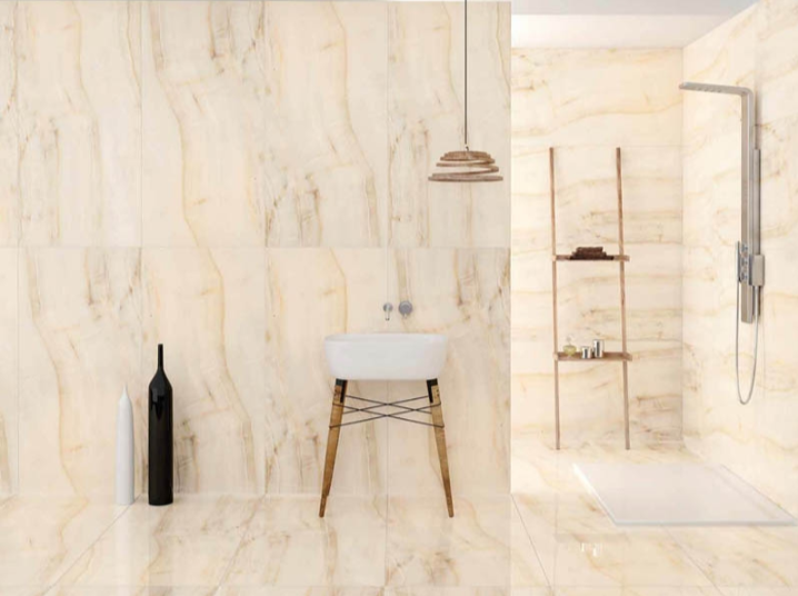 Керамогранитная плитка OPAL BONE RETT POL 120×120