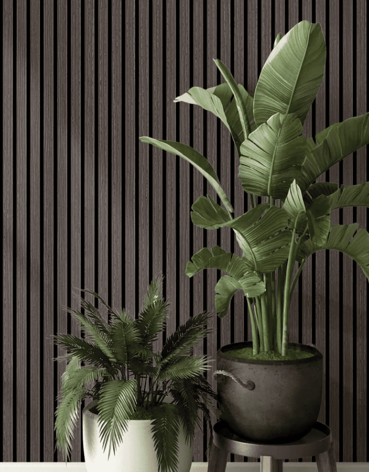 Panou acustic decorativ Black Walnut, 600×3000 mm