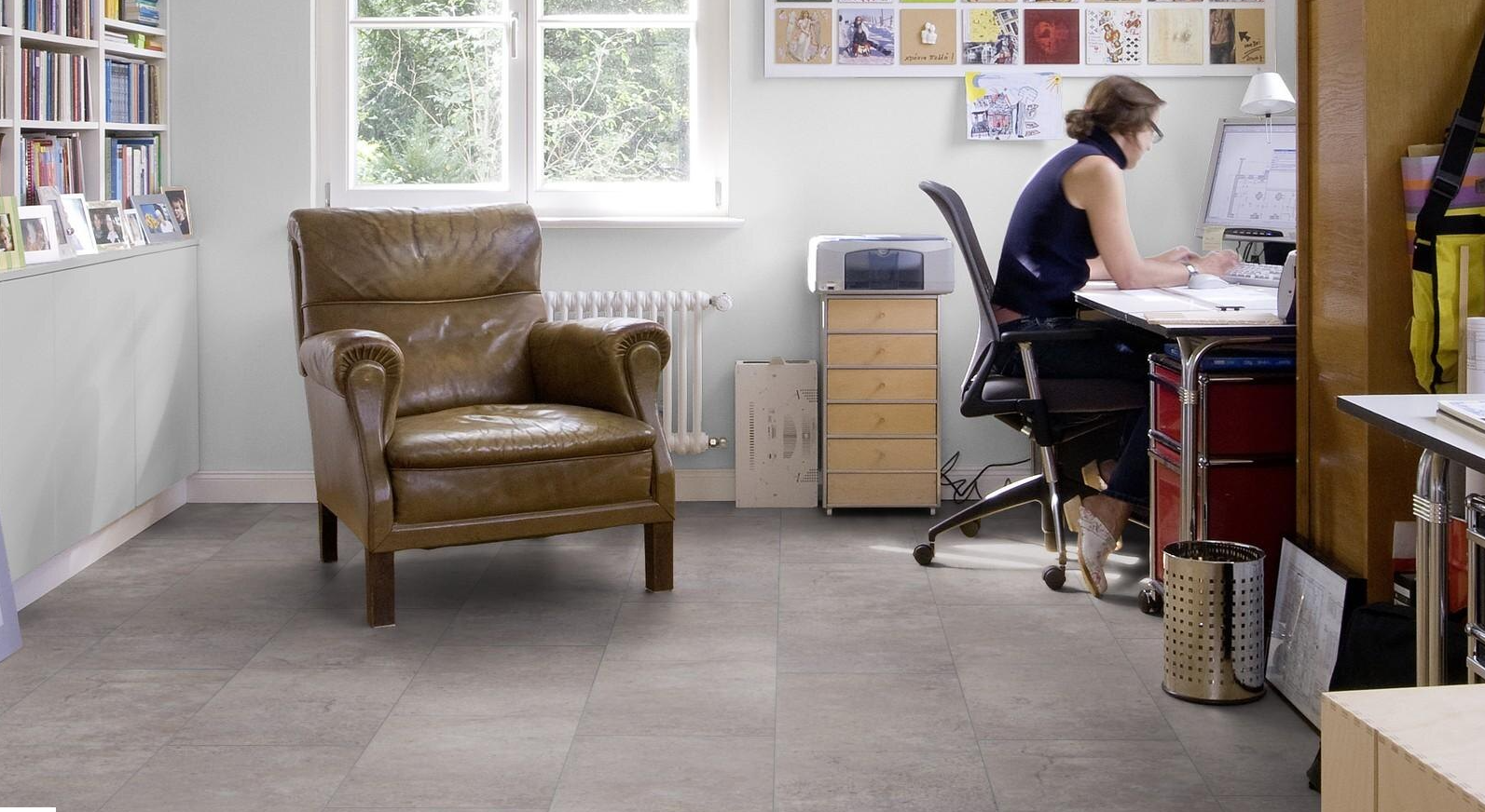 Parchet laminat Kronotex Mega Plus 4739 Ciment Beton 8mm 1380x326mm