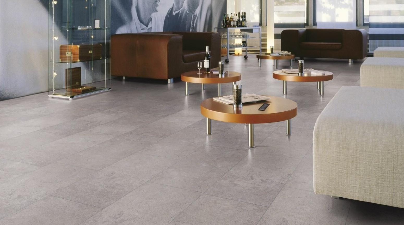 Parchet laminat Kronotex Mega Plus 4739 Ciment Beton 8mm 1380x326mm