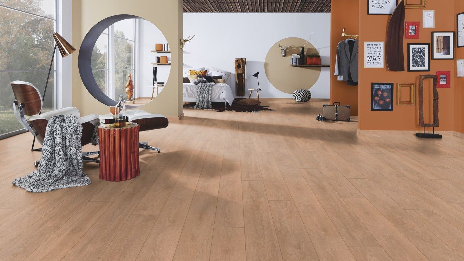 Parchet laminat Krono Original 8634 Light Brushed Oak, Planked (LP) 12mm/33