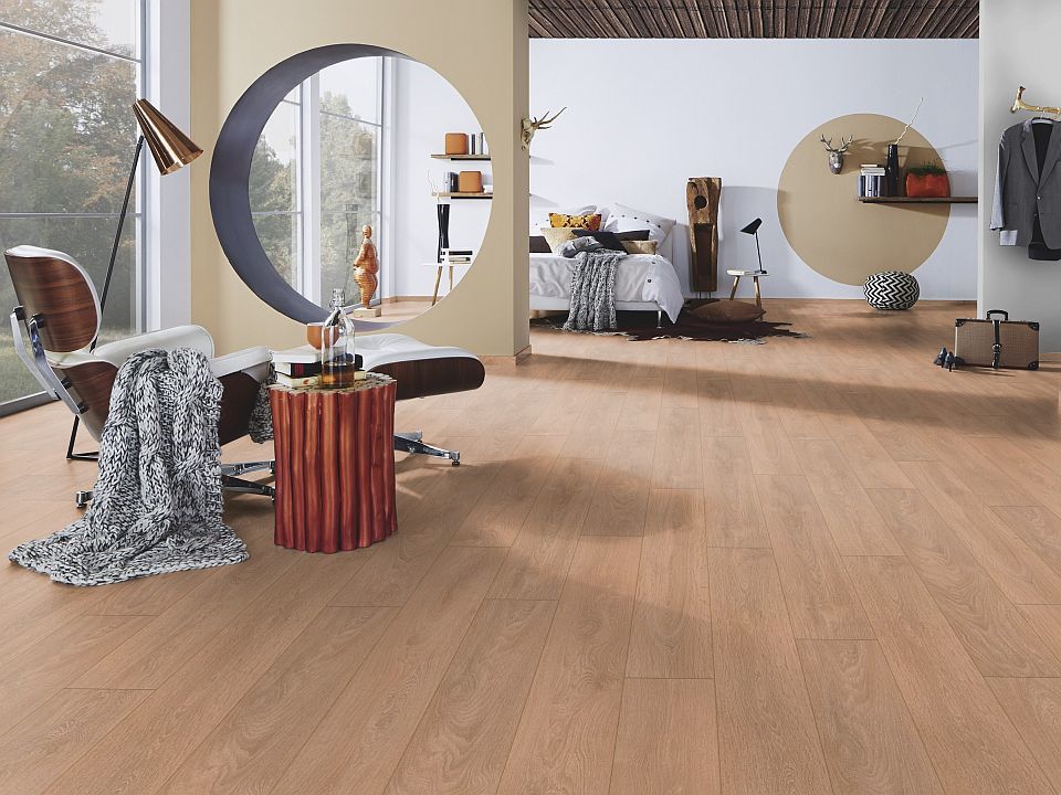 Parchet laminat Krono Original 8634 Light Brushed Oak, Planked (LP) 12mm/33
