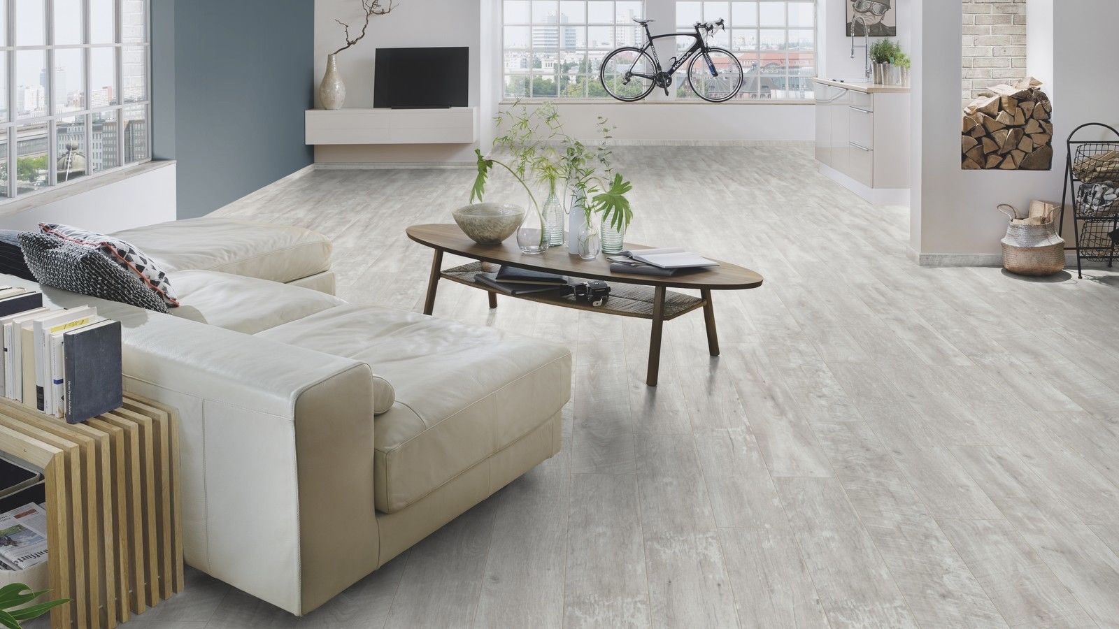 Ламинат Krono Original K060 Alabaster Barnwood, Planked (BW) 12mm/33