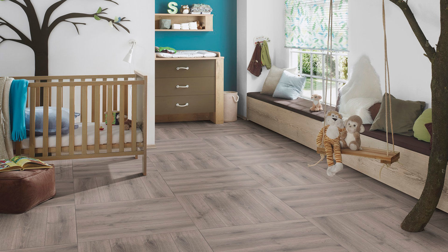 Parchet laminat Krono Original K287 STEELWORKS OAK X-WAY, BRADUT (HO) 10mm/32