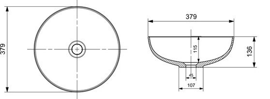 Lavoar Bocchi 1494-001-0125 38cm