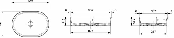Раковина Bocchi 1521-001-0125 55x38cm