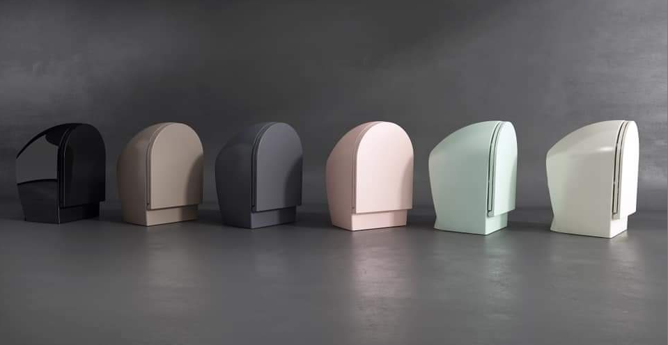 Vas veceu suspendat WC rimless Infinity MULTICOLOR cu capac soft close