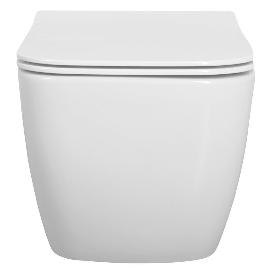 Vas veceu suspendat WC VEA CUBO CLEAR RIMLESS SLIM cu capac soft close