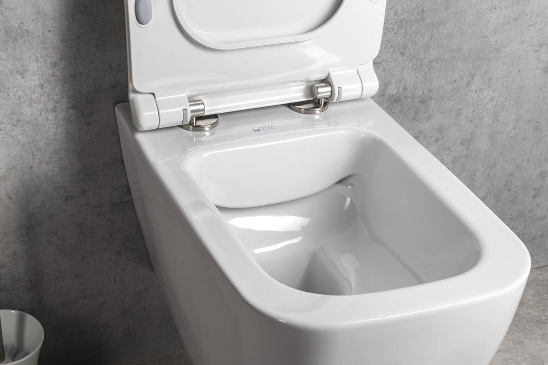 Vas veceu suspendat WC VEA CUBO CLEAR RIMLESS SLIM cu capac soft close