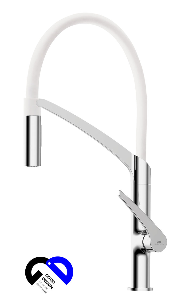 Baterie bucatarie cu furtun flexibil magnet Rubineta Ultima-50 (WT) UL50008