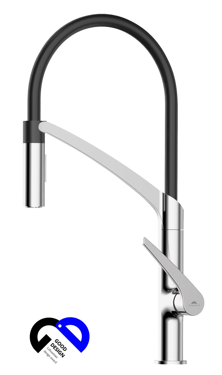 Baterie bucatarie cu furtun flexibil magnet Rubineta Ultima-50 UL50008