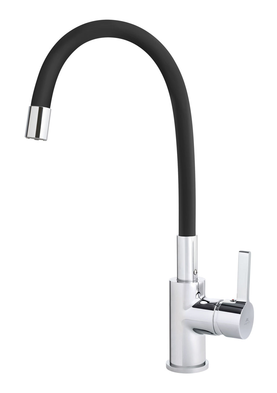 Baterie bucatarie cu furtun flexibil RUBINETA FLEXY-33 (BK) FL30068