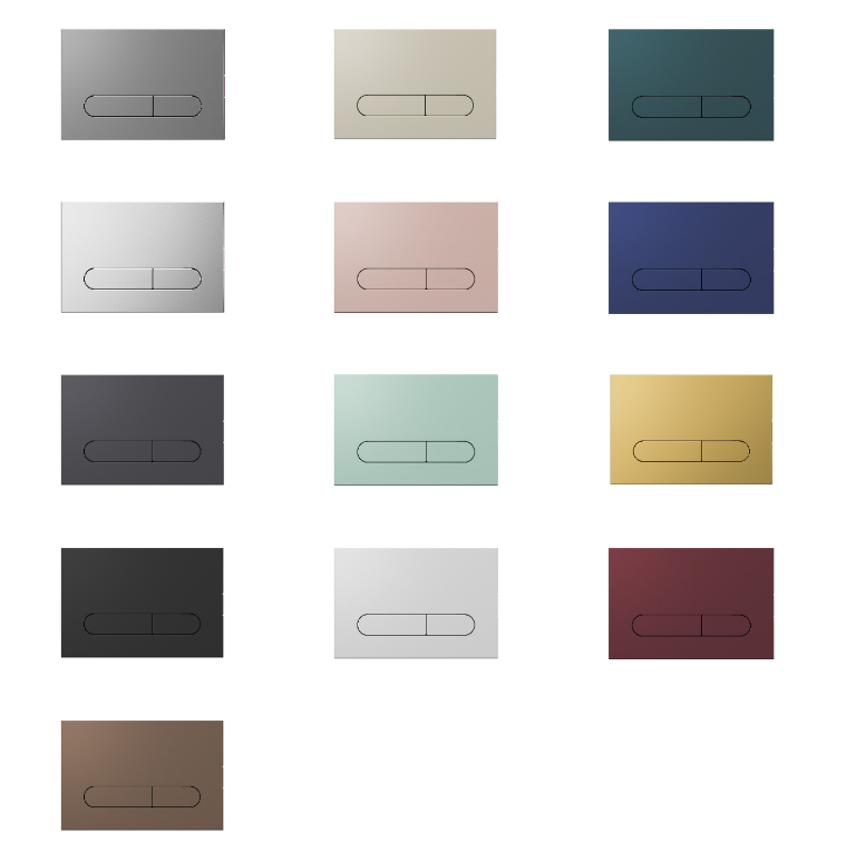 Кнопка для инсталляция подвесного WC ISVEA SOTTI CHROME MATT