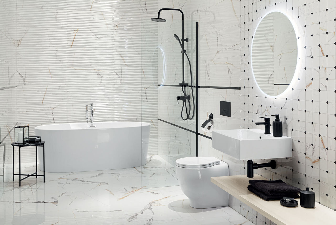 Gresie MOZAIC DECORATIV LILO BIANCO POL 29.8x29.8