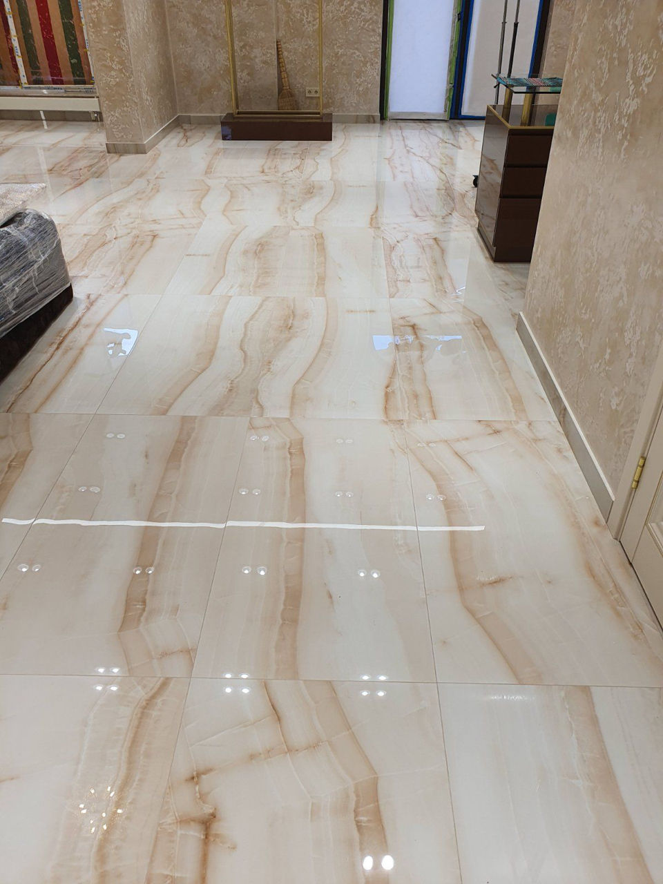 Gresie Portelonat OPAL BONE RECT POL 80x80 CM