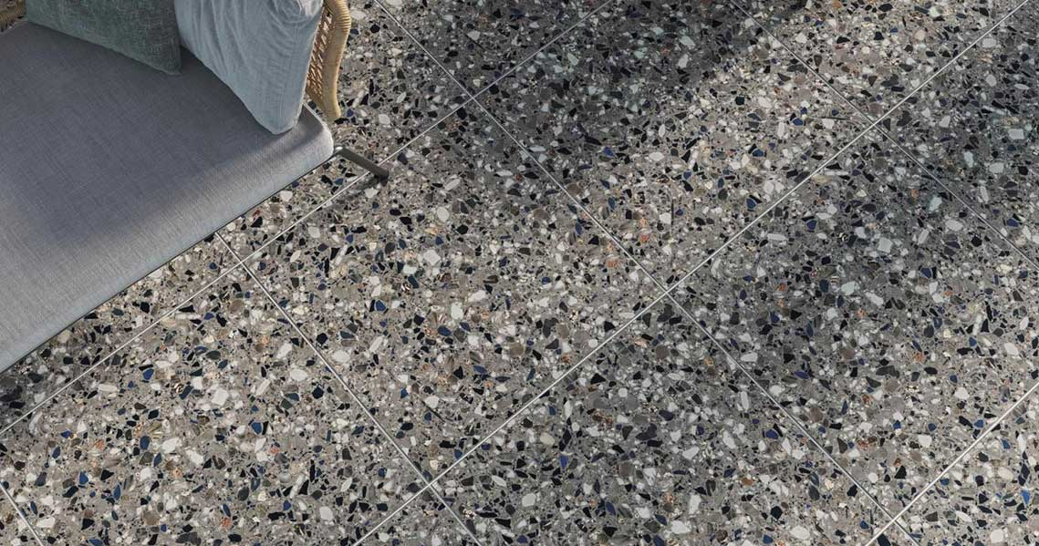 Gresie Portelonat TERRAZZO ANTHRACITE 80x80 CM
