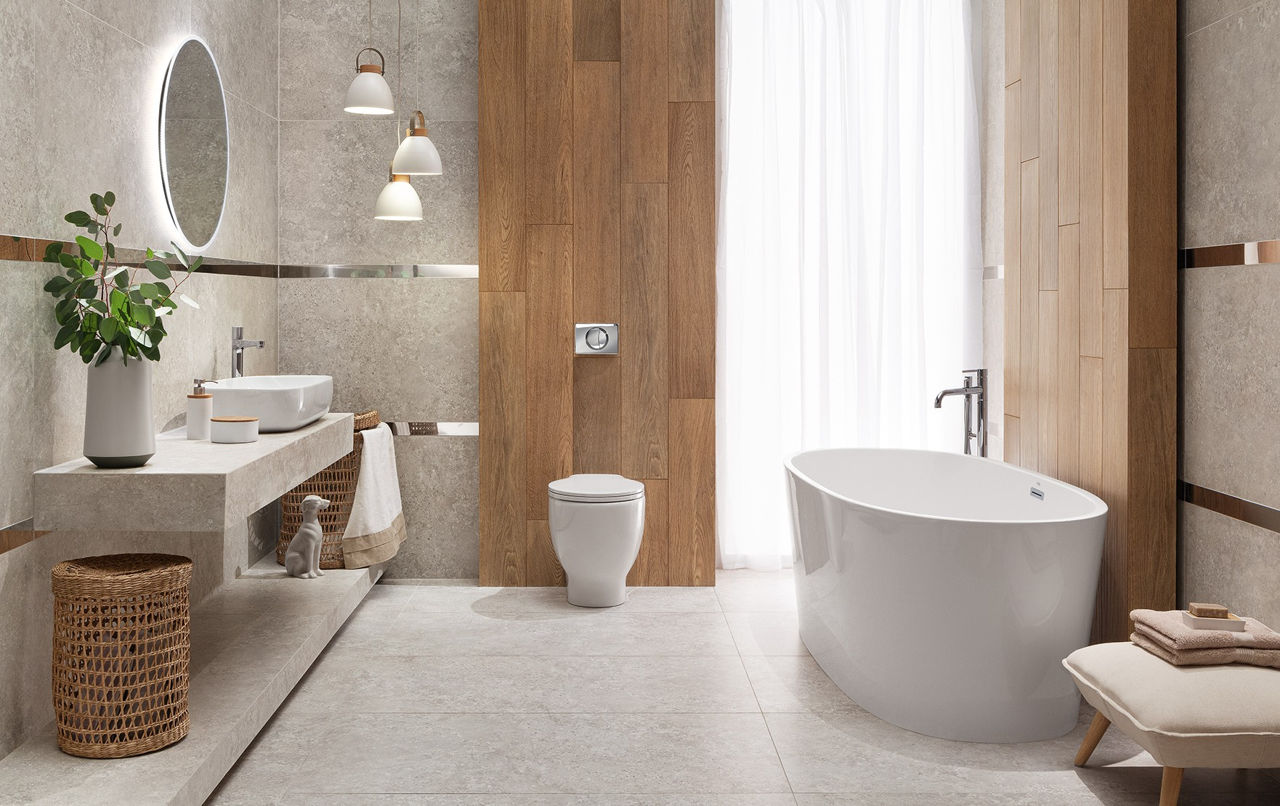 Gresie si faianta portelanata ARONA GREY  RECT MAT 598x598mm