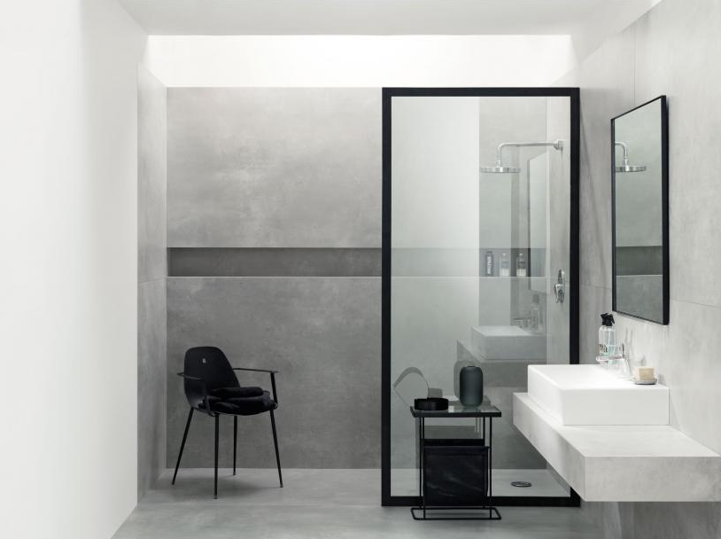 Gresie si faianta portelanata EPOXY GRAPHITE POL 120x240 cm