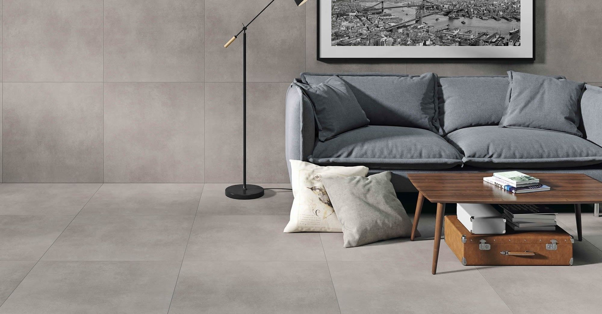 Gresie si faianta portelanata INFINITY GREY MATT 120x60