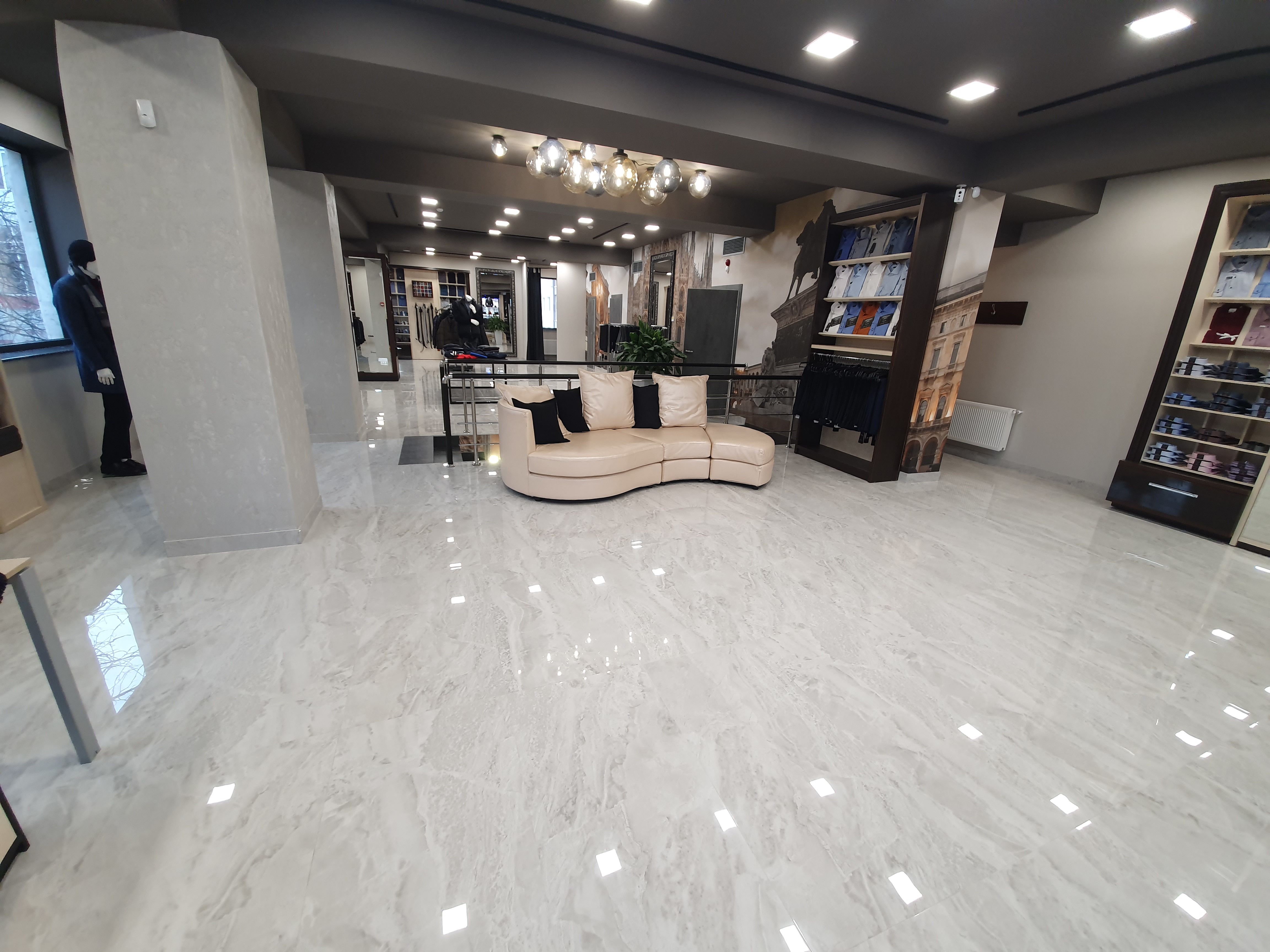 Gresie si faianta portelanata KEOPS LATTE RECT POL 60*120