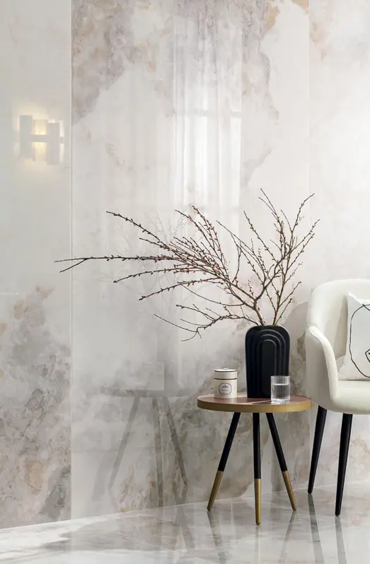 Gresie si faianta portelanata Onice Bianco POL 1198*598mm