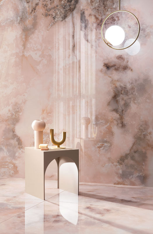 Gresie si faianta portelanata Onice Rosa POL barbie style 1198*2748mm