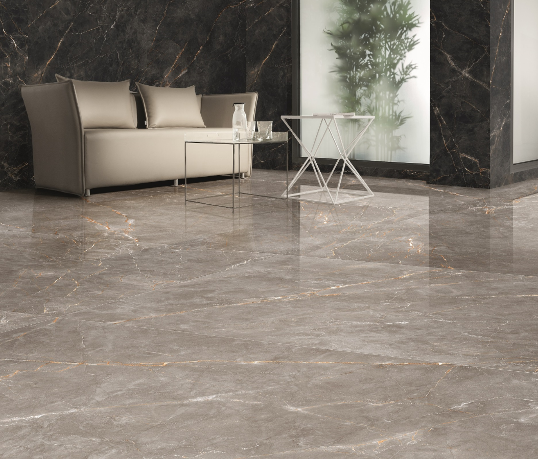 Gresie si faianta portelanata SHINESTONE GREY POL 1198*1198