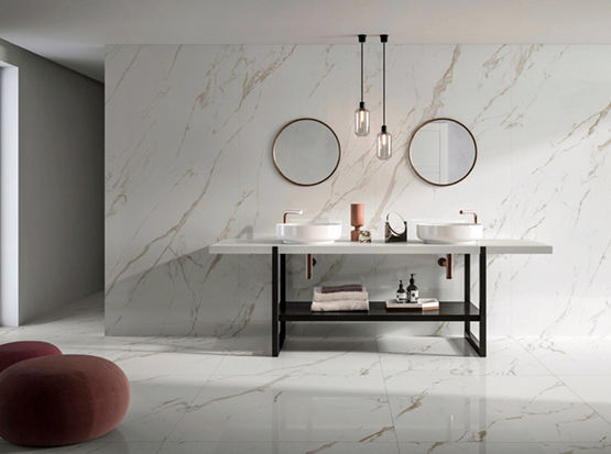 Gresie si faianta portelanata STATUARIO ORO LUCIDO 59x118 cm