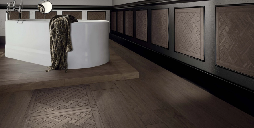 Gresie si faianta TAVOLATO Marrone Scuro 20x120 cm